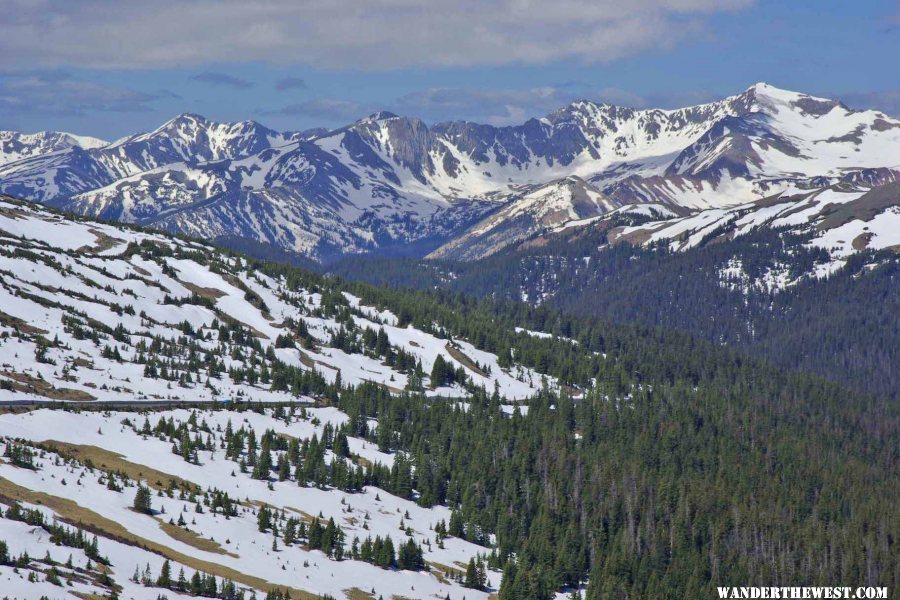 View along Trail Ridge Road