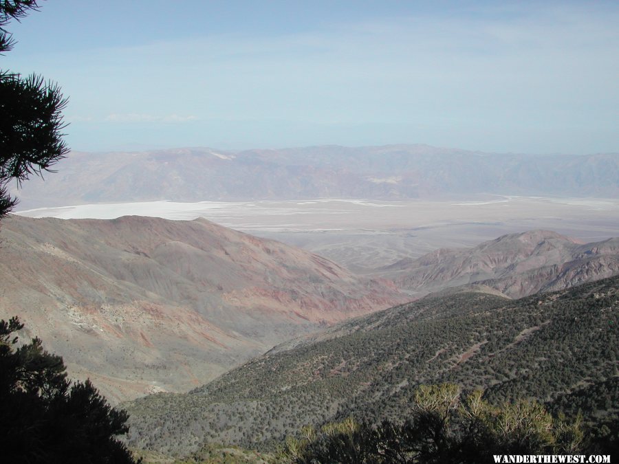 view from campsite