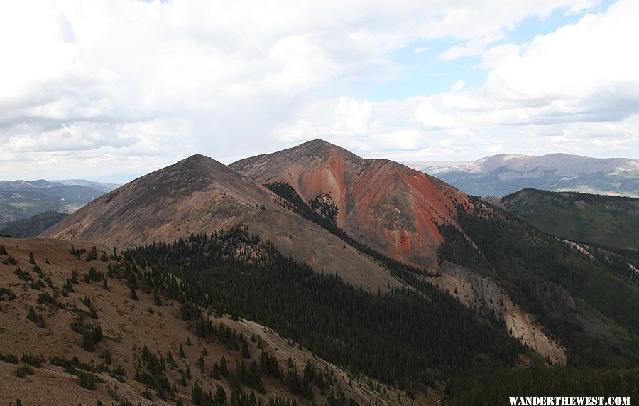 View from the summit - Alpine Gulch Trail