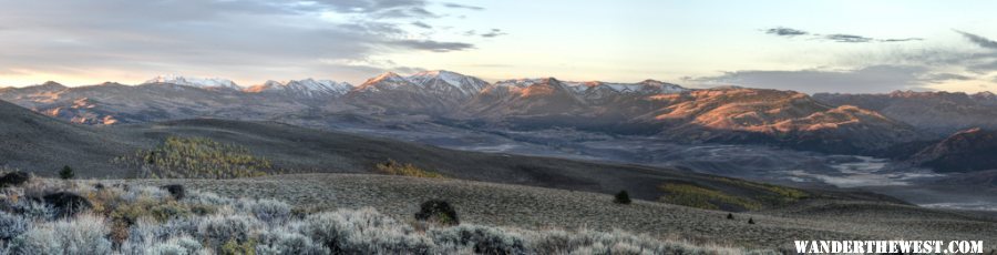 View West from Sweetwater Mts