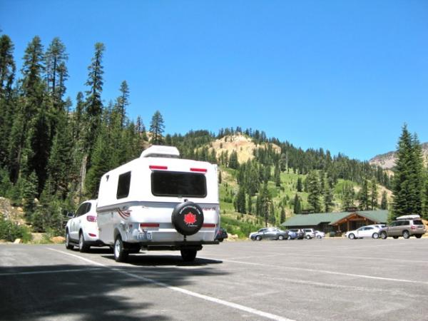 Visitors' Center Lassen National Park.