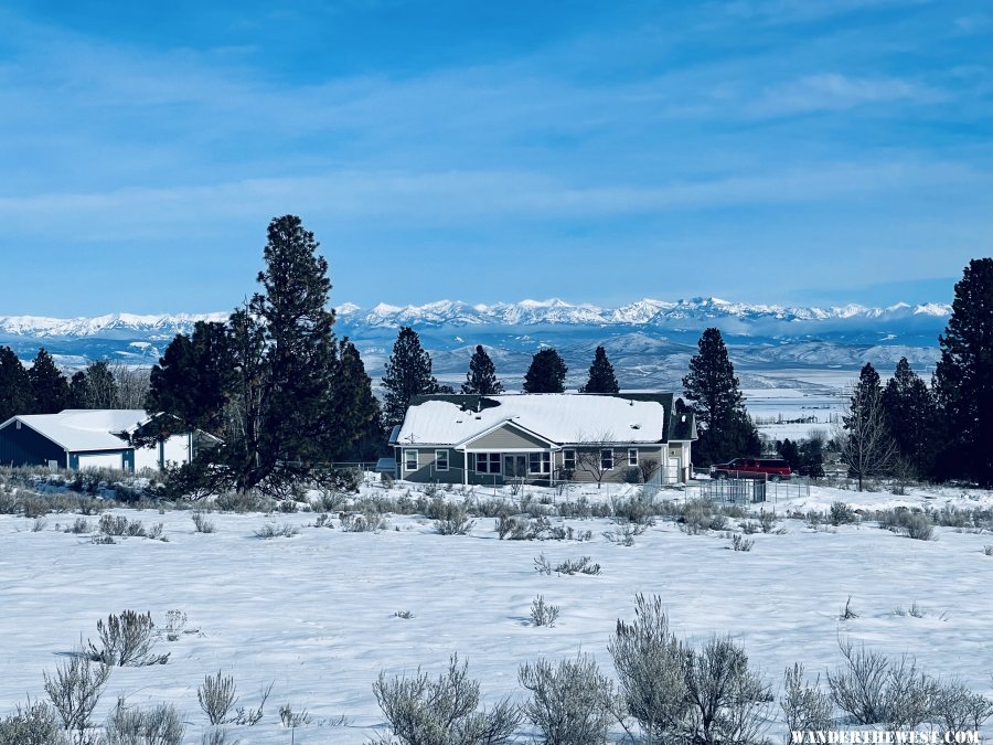 Wallowas Behind the House