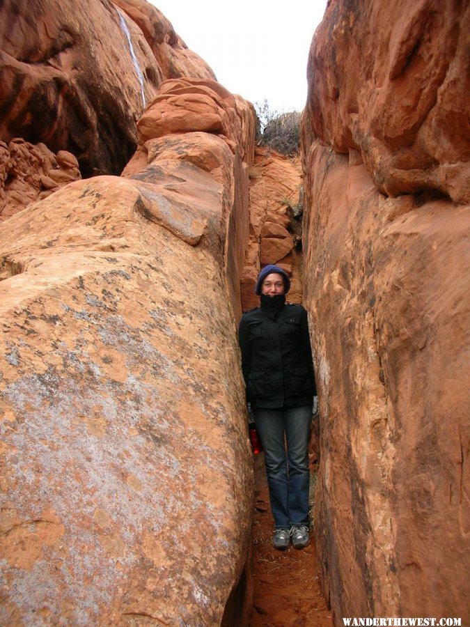 Weathering of the sandstone