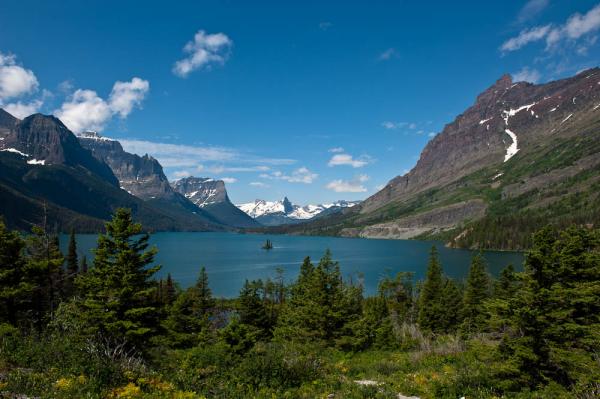 Wild Go0ose Island, Glacier National Park, MT